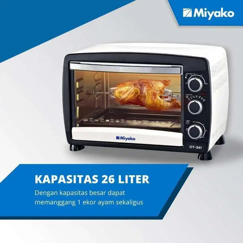 New Smart Electric Oven MIYAKO Stainless JUMBO 26Liter