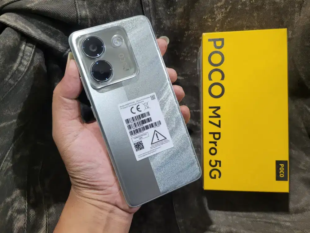 POCO M7 PRO 5g Ram 8/256gb mulus istimewa fullset original nominus