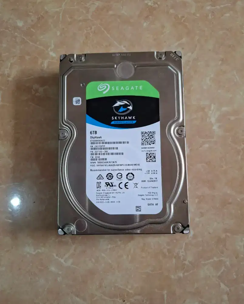 Hardisk HDD PC 3'5 6TB Seagate