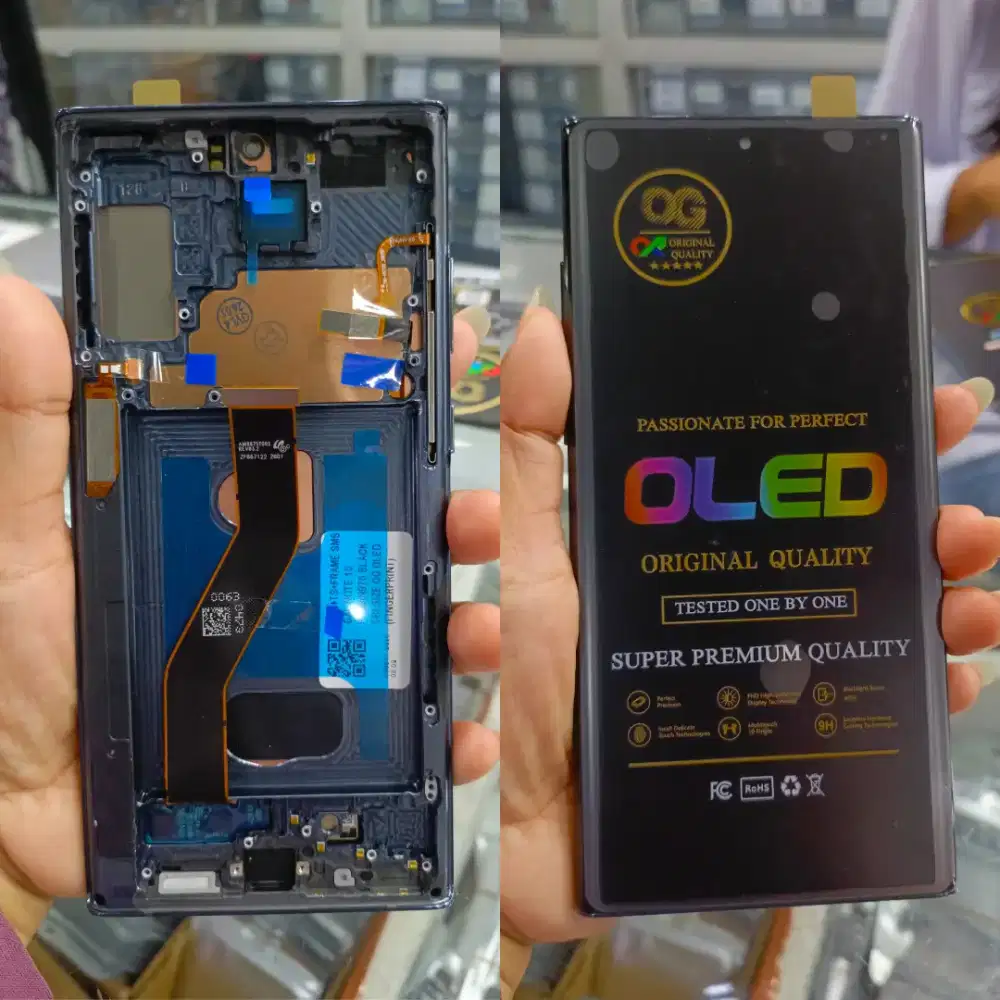 LCD SAMSUNG NOTE 10PLUS OLED GRATIS PASANG