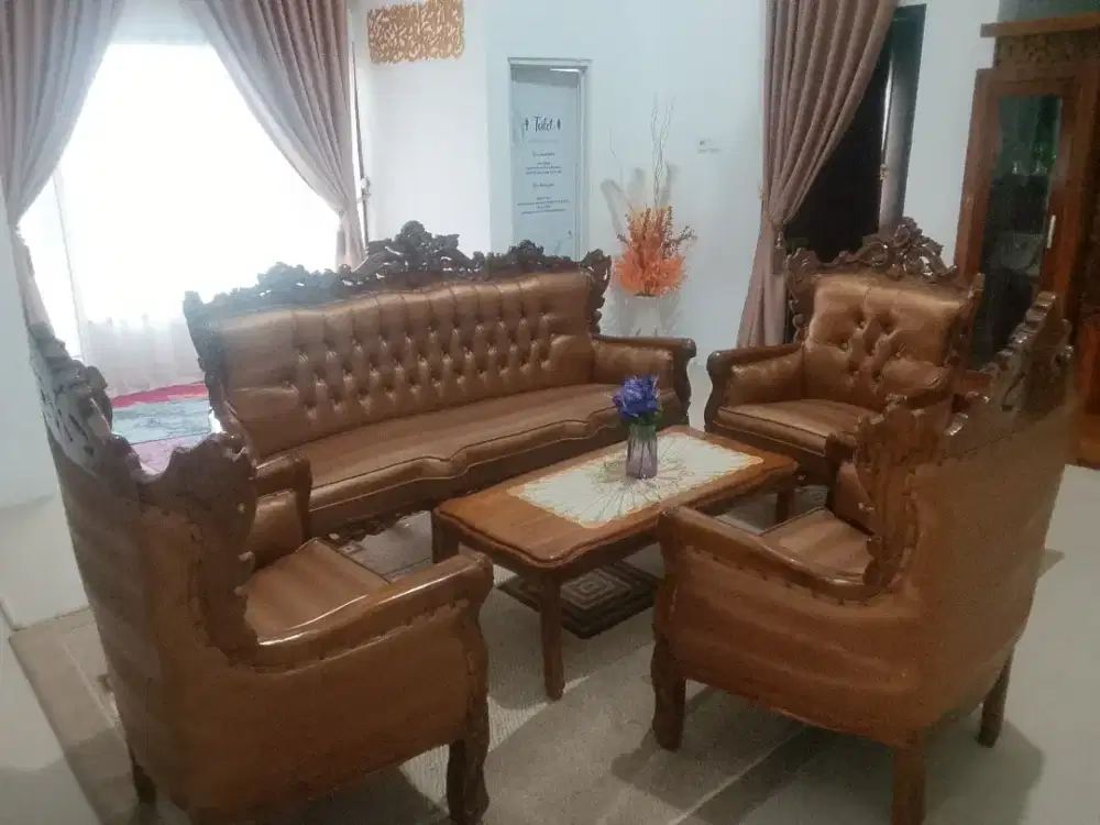 Jual mebel (kursi tamu bahan jati)