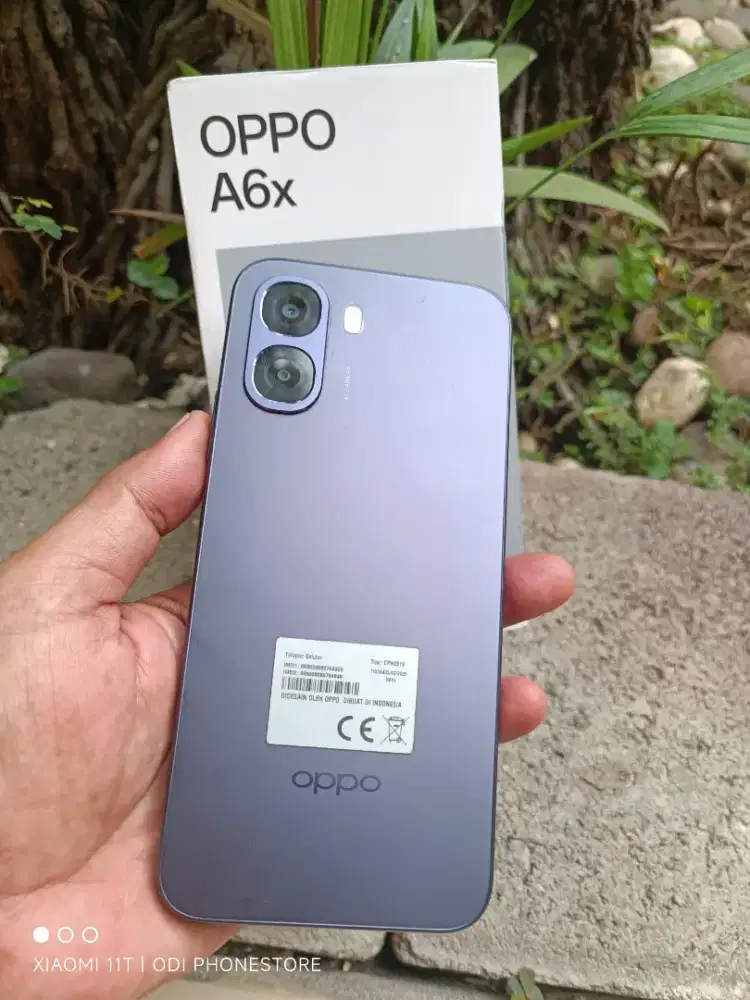 Oppo a6x 6+12/128 kondisi hp mulus 98% dan lengkap mesin segel