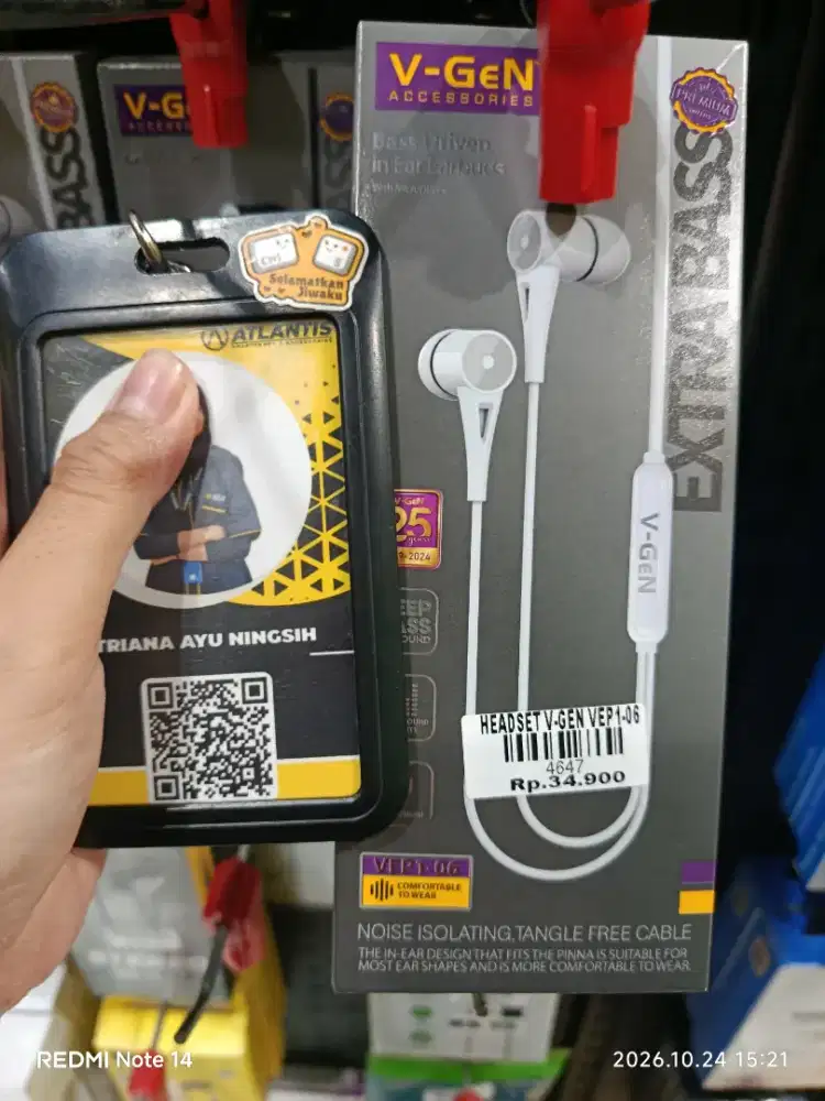 HEADSET VGEN VEP1-06| ATLANTIS DAHSYAT