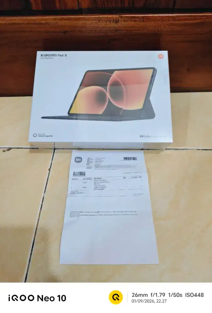 NEW SEGEL | Xiaomi Pad 8 Free Keyboard 8/256GB | GaransiResmi 15 Bulan