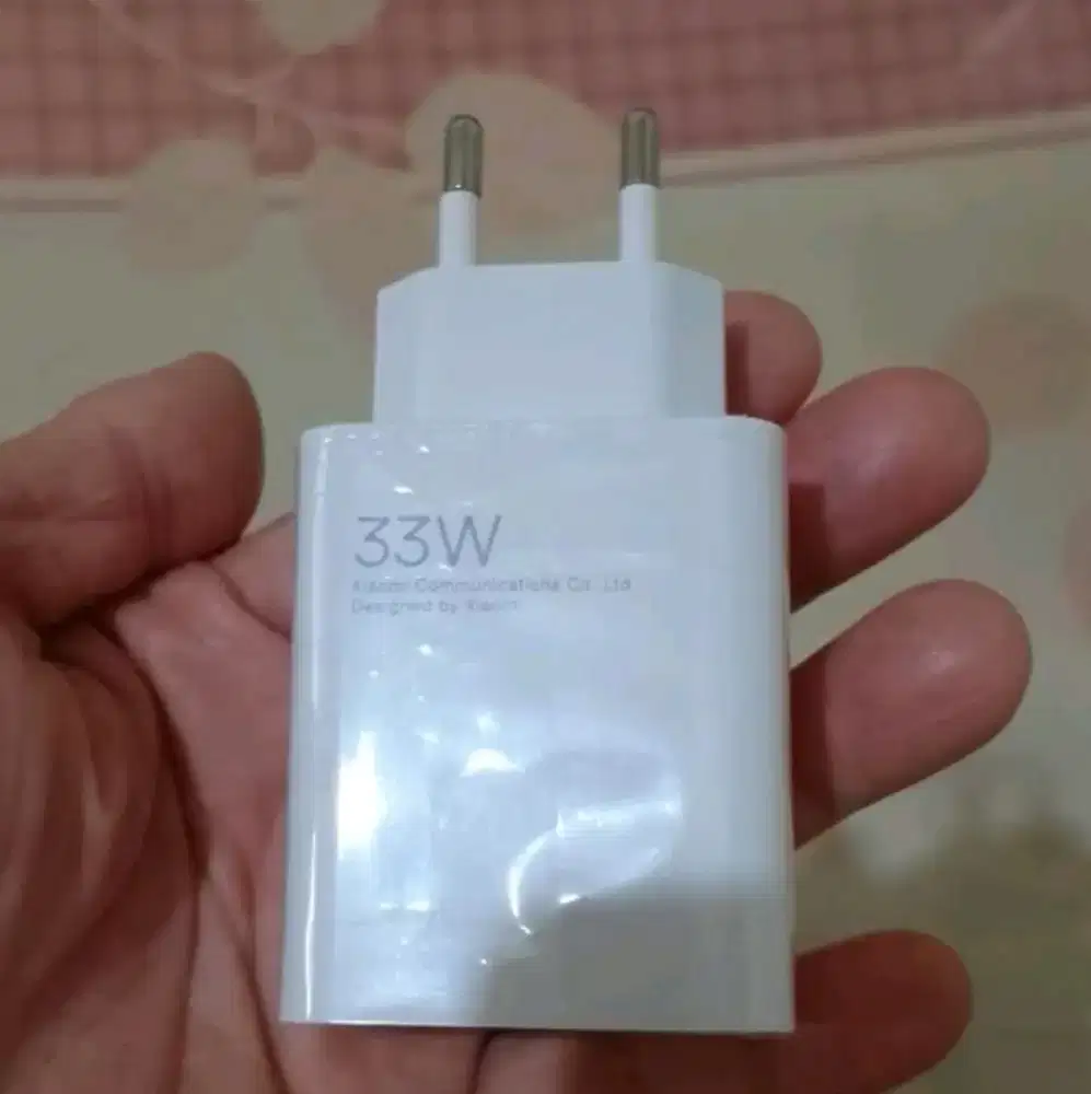 Charger Xiaomi 33 Watt Putih Fast/Turbo Charging New Ori 99  + box