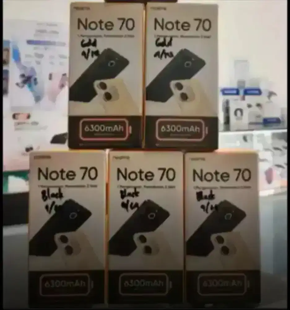 Realme Note 70 4GB+64GB Black Garansi Resmi Indonesia