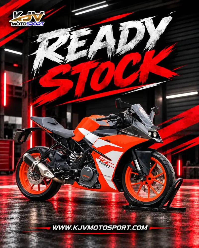 KTM RC 250 ABS ORANGE 2019 KM 10K PAJAK PANJANG RASA BARU