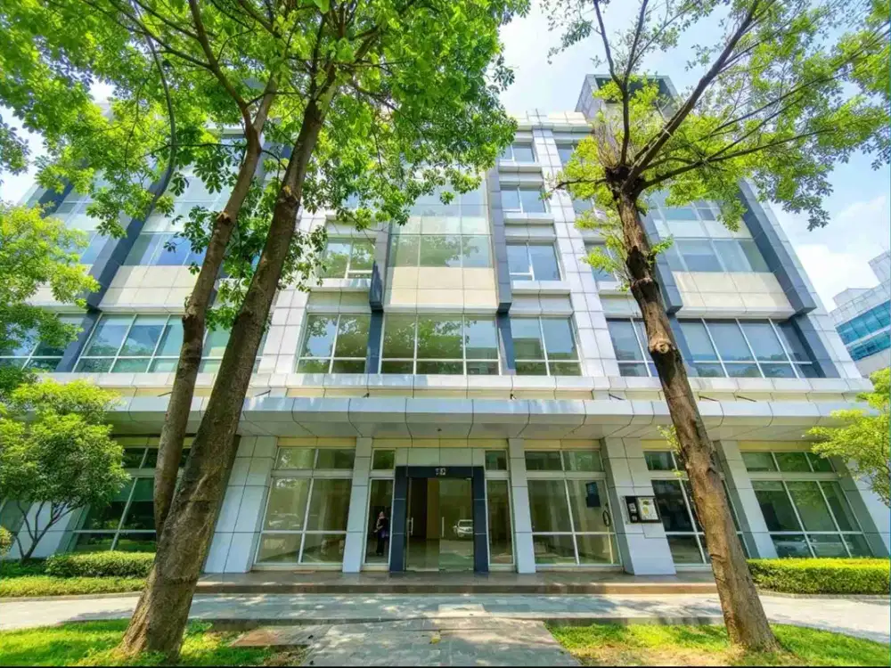 GEDUNG KANTOR DISEWAKAN KOTA HARAPAN INDAH BEKASI – 5,5 LANTAI, LIFT, LB ±982 M²