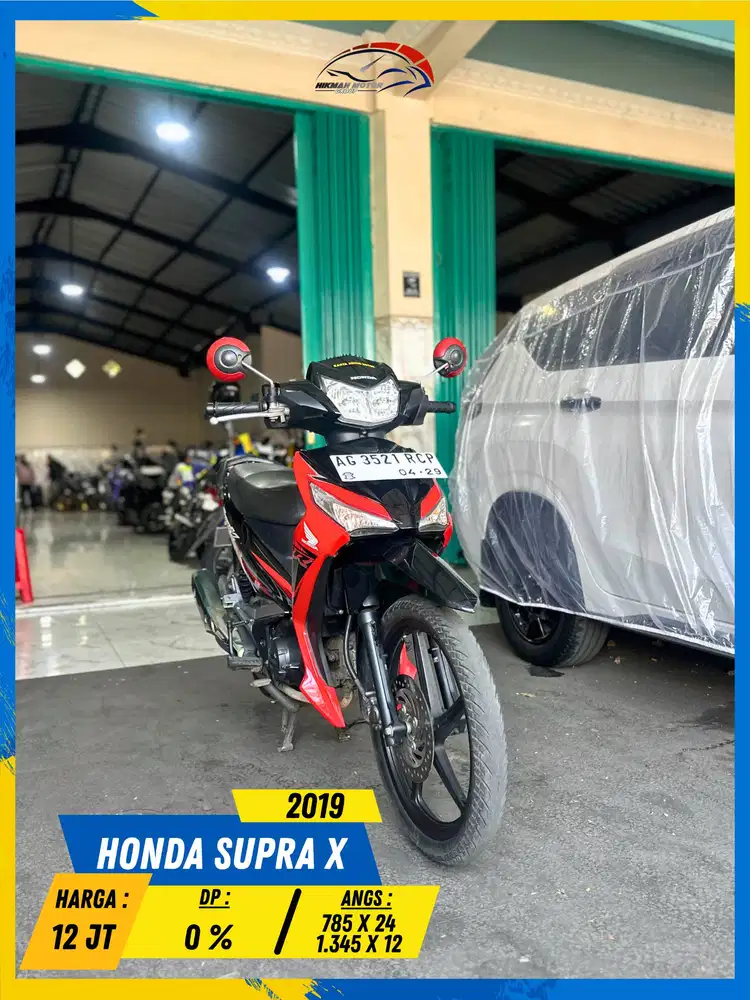 HONDA SUPRA X 2019 PLAT AG READY MASZEHH HIKMAH MOTOR KEPUH