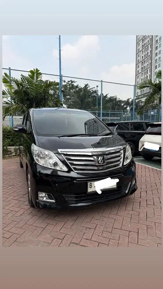 Alphard 2013 Pilot Seat 2.4 G Hitam