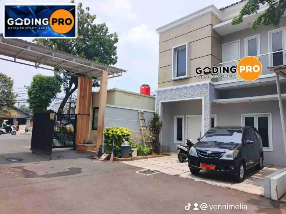 RUMAH 2 LANTAI TRANS CIBUBUR VILLAGE SHM BANGUNAN RAPI SIAP HUNI BRAND NEW