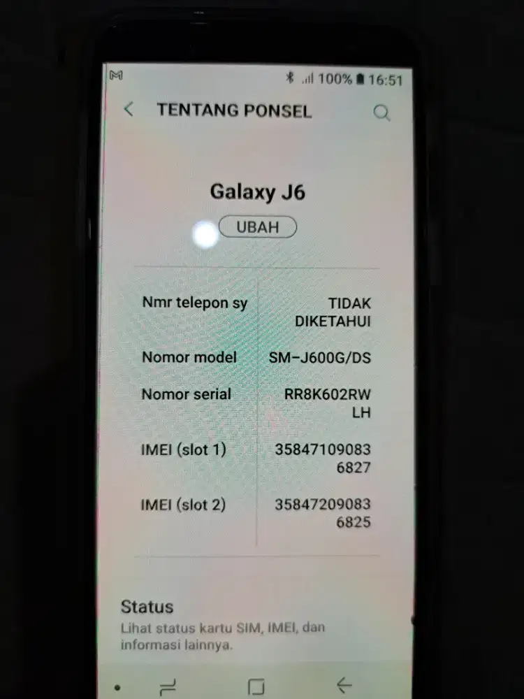 Samsung J6 Mulus
