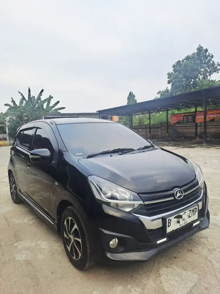 Dijual Ayla 1.2 R AT 2017 Hitam, Surat Lengkap, Siap Pakai