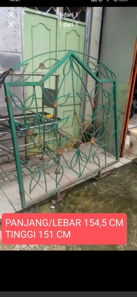 PAGER PAGAR BESI BALKON TANAM 154,5X151