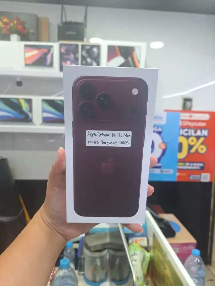 IPhone 18 Pro Max 256GB Burgundy BNIB Garansi IBOX
