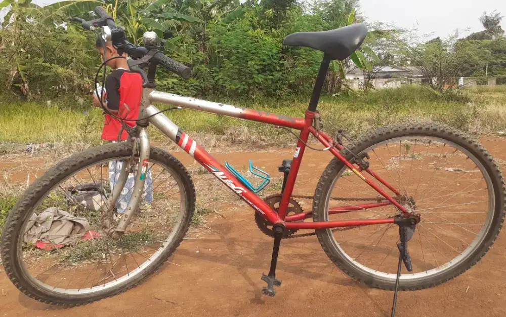 ALEOCA MTB dewasa size 26 Single speed frame steel