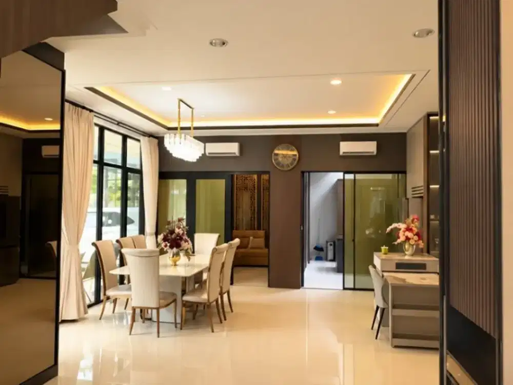 Dijual Rumah Cluster Violin Golf Island PIK, Hook, Uk. 8x20, 2 Lantai, Full Furnished, Rp 11 M