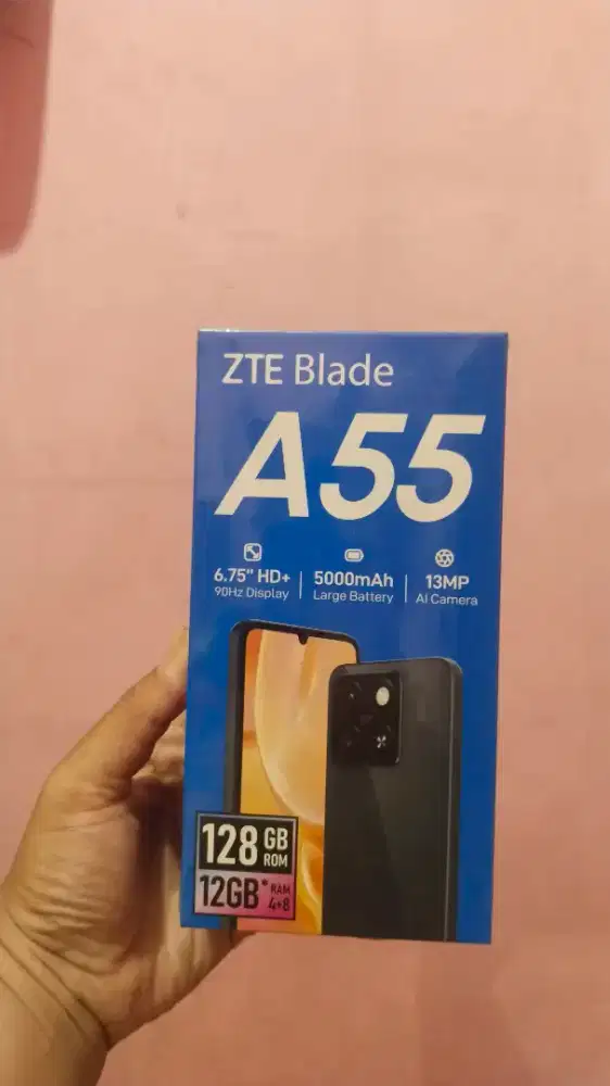ZTE Blade A55 Ram 12G(4+8) Internal128G (Baru / Segel)