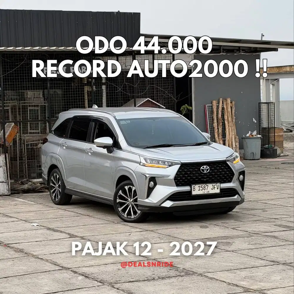 ODO 44.000 ANTIKK !! PAJAK 12/2027 TOYOTA VELOZ Q NON TSS 2023 MULUS