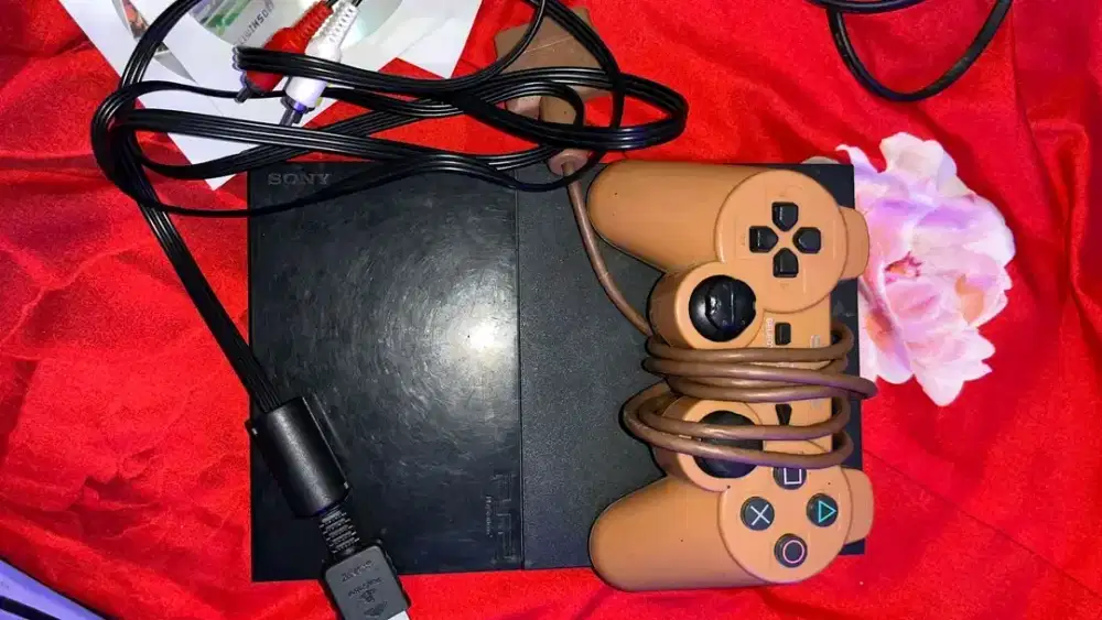 Jual aja ps2 slim, noken + converter ps2 to HDMI, JUAL BU