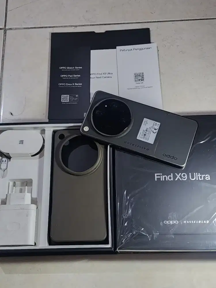 Oppo Find X9 Ultra 5G 12/512Gb, warna Tundra Umber, 99,9% Sempurna