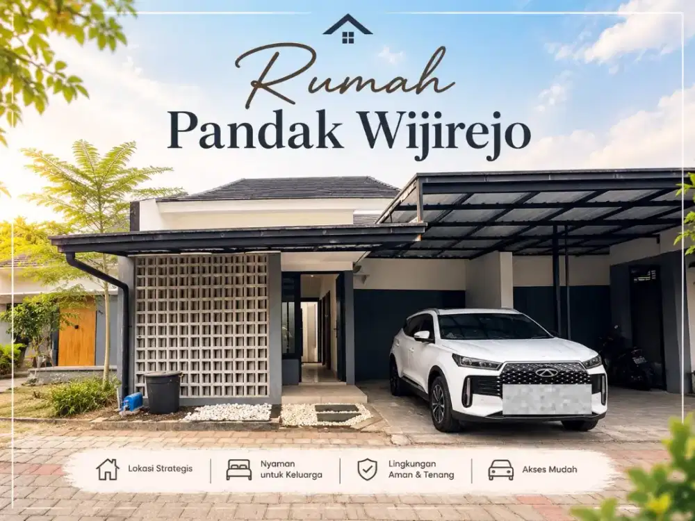 Dijual Rumah Strategis dalam cluster di Pandak