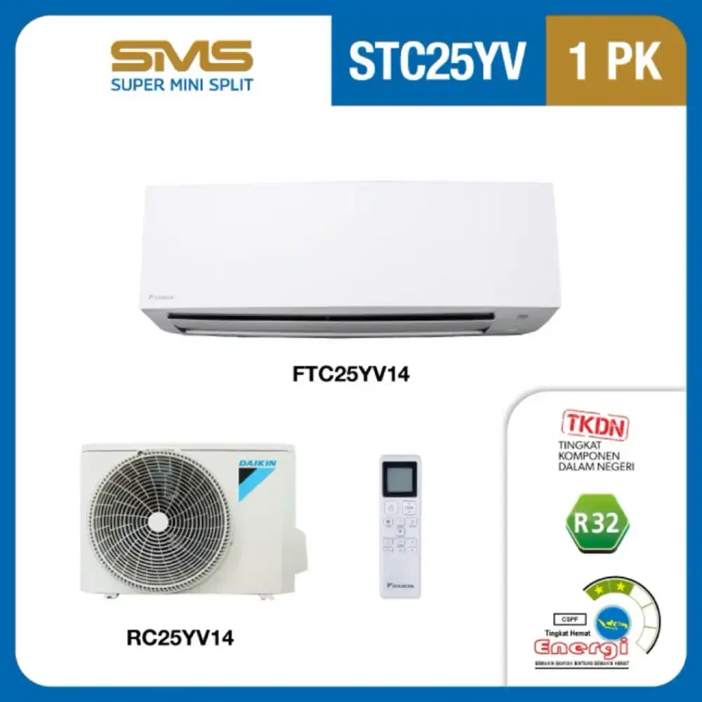 AC Daikin inverter 1 PK