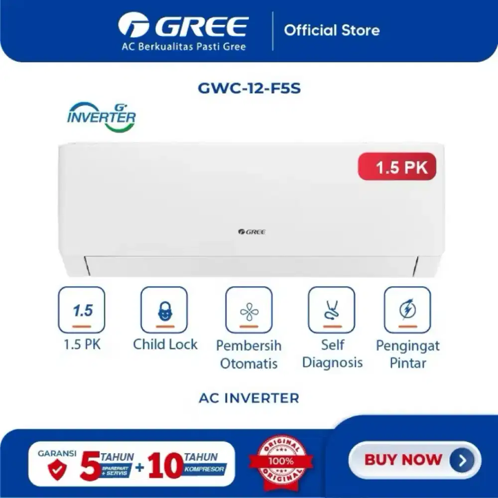 AC GREE 1.5 PK INVERTER