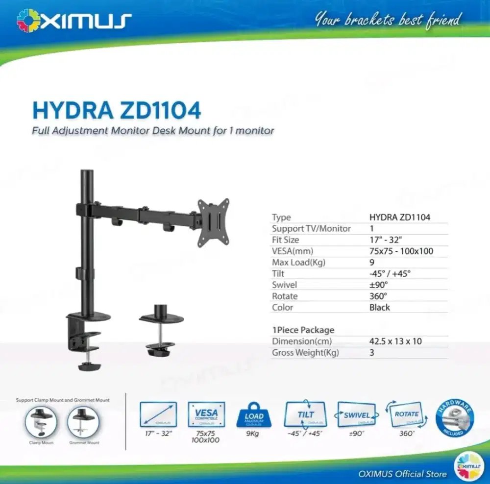 Stand Bracket Monitor Komputer