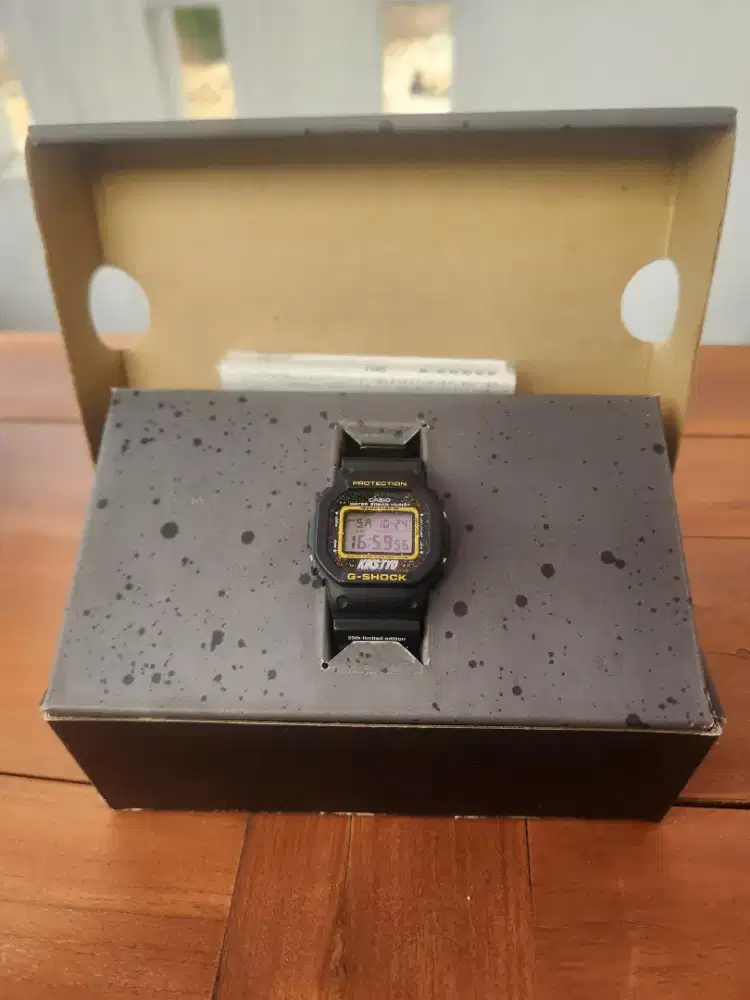 Gshock dw5600 kikstyo Jdm fullset rare limited 25th