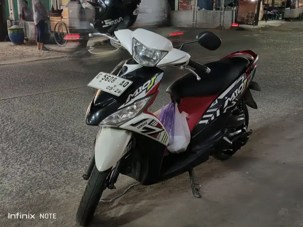 Di jual mio J warna putih merah