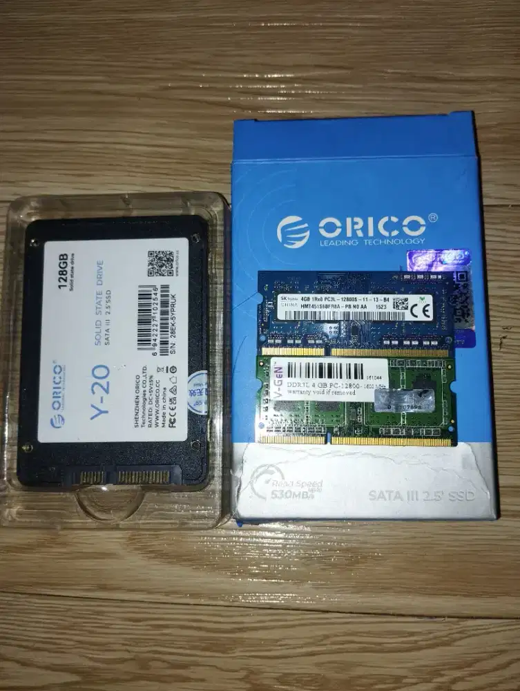 ORICO Y - 20 SSD SATA 128 GB + BONUS RAM 2 X 4GB DDR 3