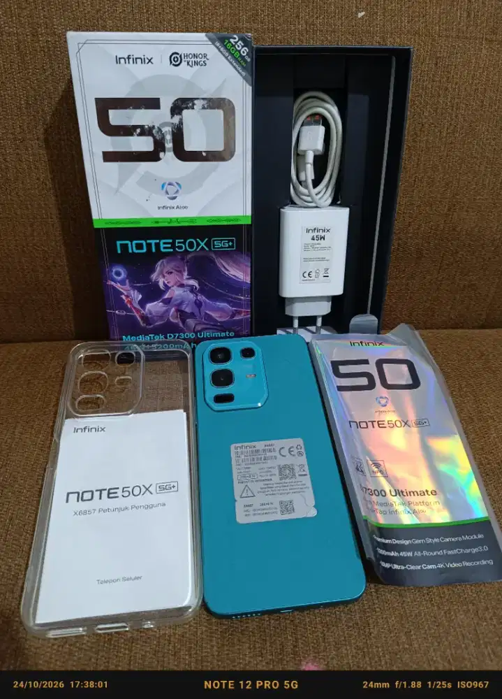 Infinix Note 50x 5G (8/256GB) Fullset