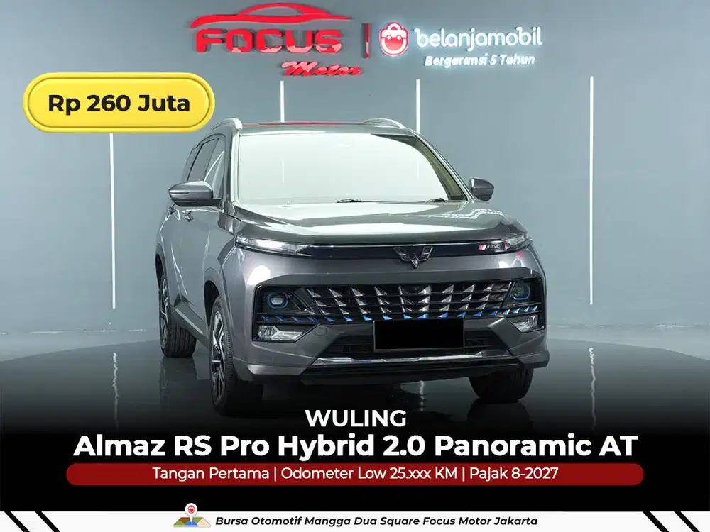 [ GARANSI 5THN ] Wuling Almaz RS Pro Hybrid 2.0 AT 2022/2023/2024