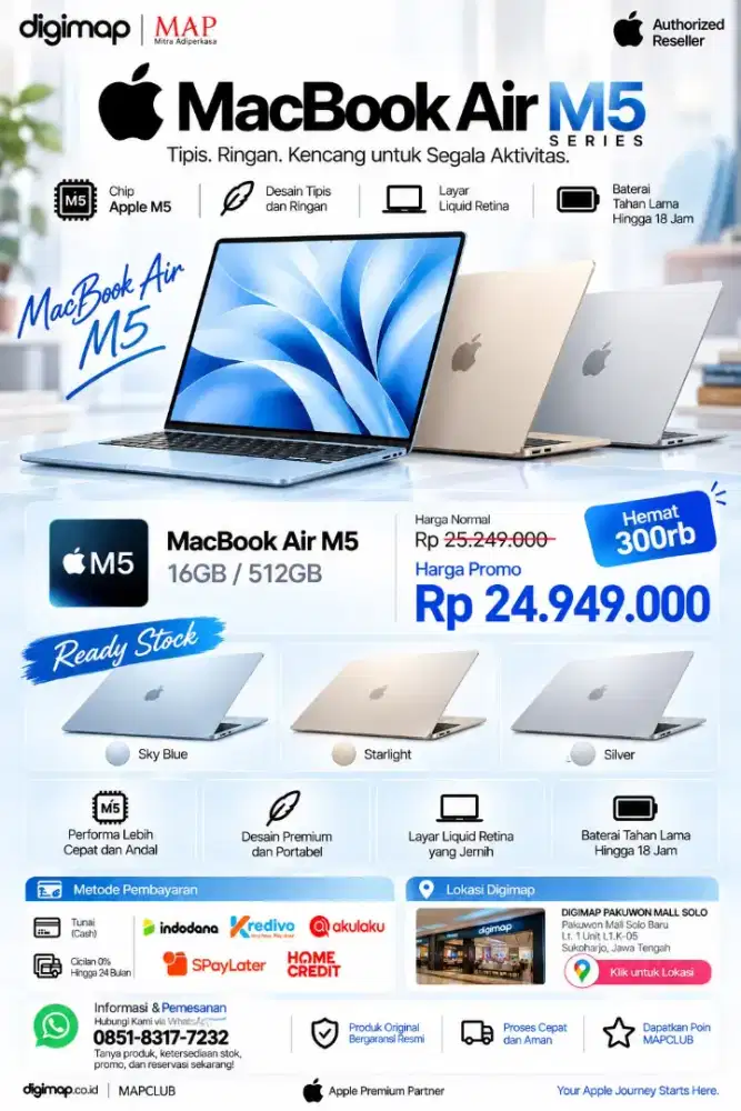 Mac book dengan cicilan 0%