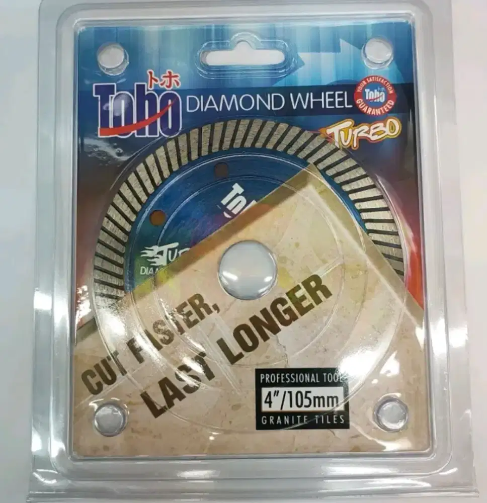 TOHO Diamond Wheel Turbo Pisau Potong Granite Keramik Batu Alam Marmer