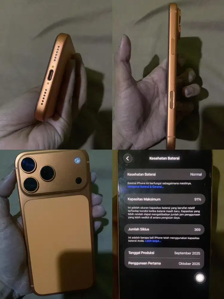 DI JUAL CEPAT! IPHONE 17 Pro max 256 Gb