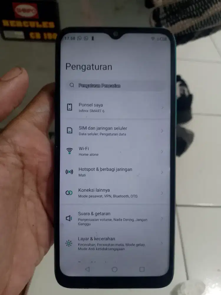 Infinix smart 5 siap pakai