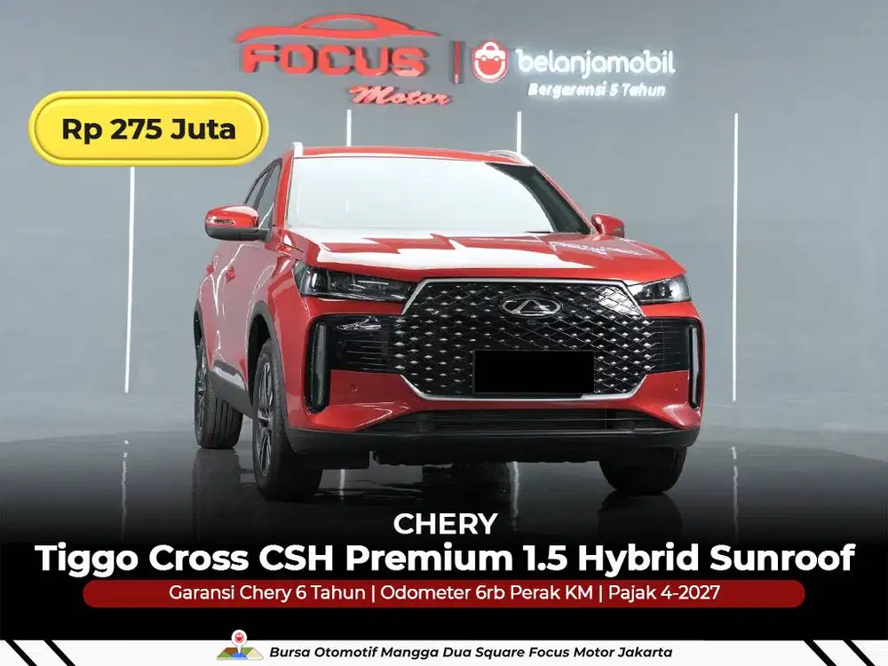 [GARANSI 5THN KM 6RB] Chery Tiggo Cross CSH Premium HEV 2024/2025/2026