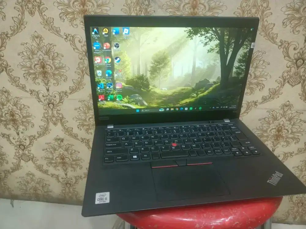 Lenovo Thinkpad X390 ram 8 SSD NVMe 256 gen 10 mlus normal semua nya