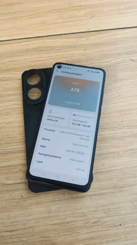 Oppo A78 4g ram 8/256