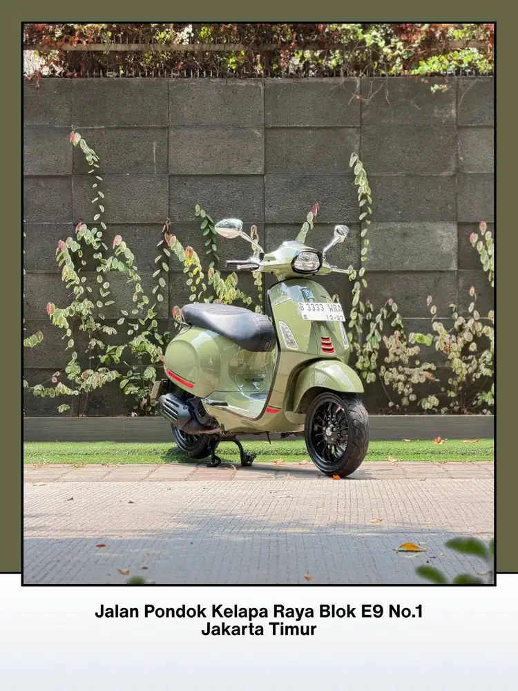 TERMURAH PIAGGIO VESPA SPRINT S150 IGET ABS FACELIFT TAHUN 2022 HIJAU