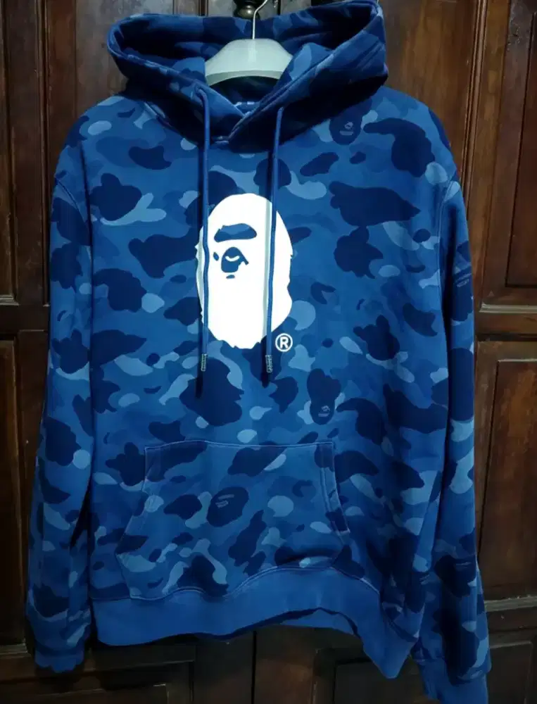 hoodie champion X bape camo army size L
