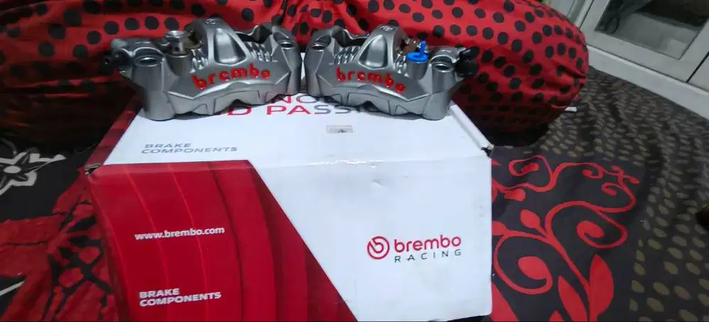 Kaliper Brembo gp4rs radial monoblok baru sekali pakai test