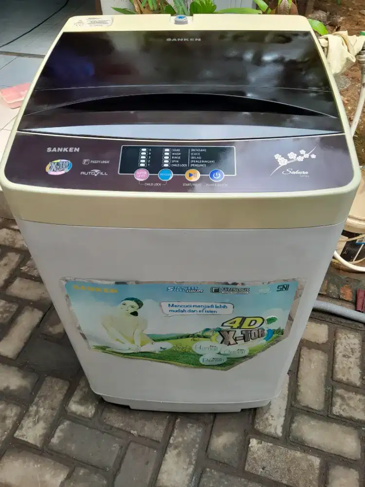 Mesin Cuci SANKEN Otomatis 7kg Normal siap pakai
