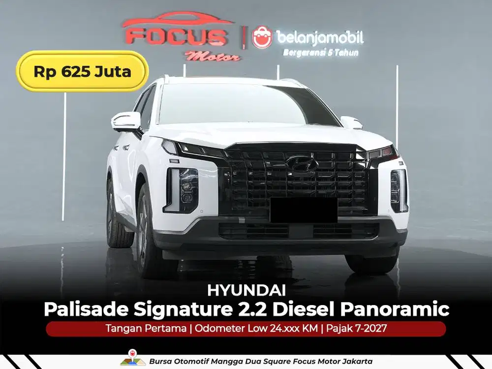 [ GARANSI 5THN LOW KM ] Hyundai Palisade Signature 2.2 2022/2023/2024