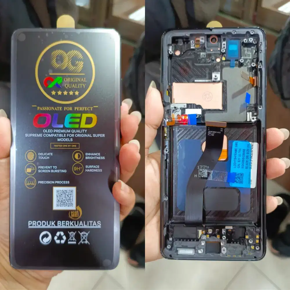 LCD SAMSUNG S21 ULTRA OLED GRATIS PASANG