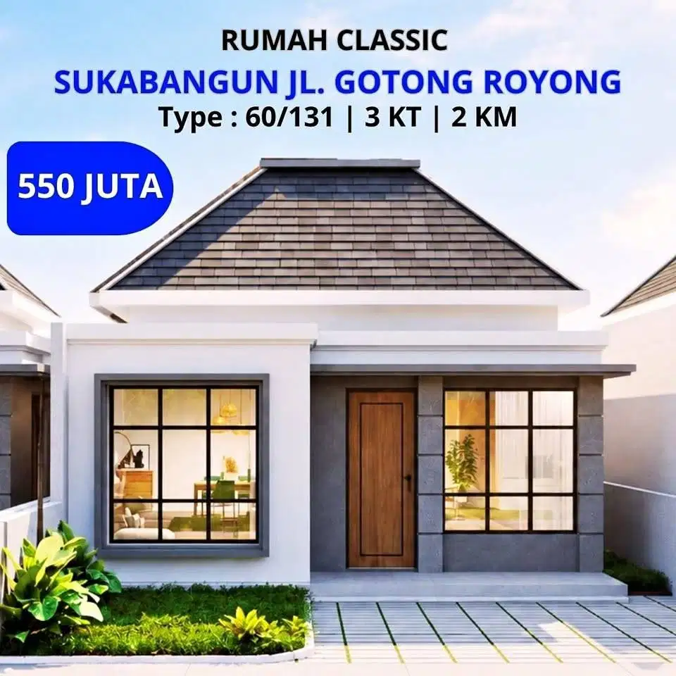 Rumah area Sukabangun 2 Palembang