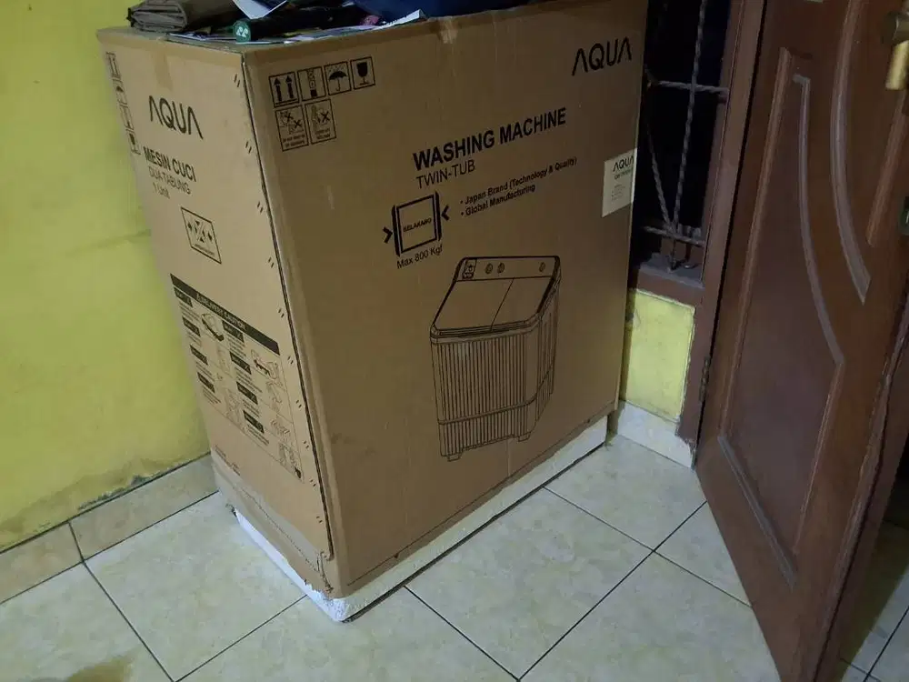 Mesin Cuci Merk Aqua 2 Tabung QW-7010HT
