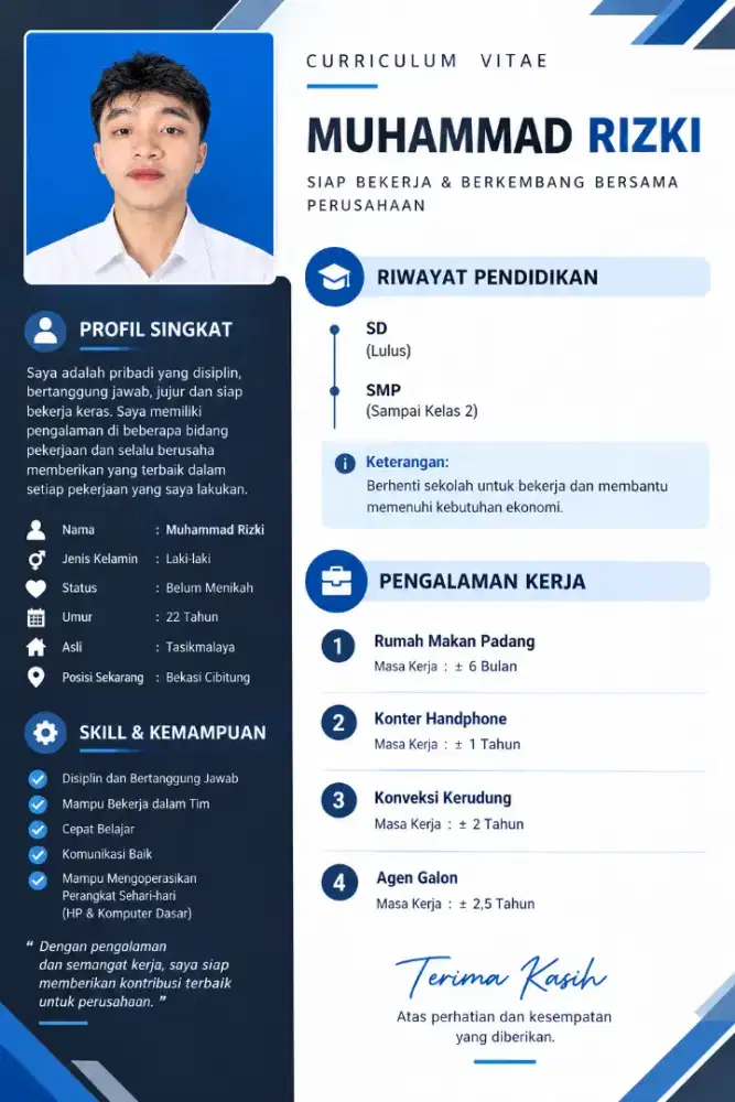 info loker buat cowok umur 22 tahun